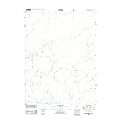 2012 Map of Fletcher Peak, 2012 Print