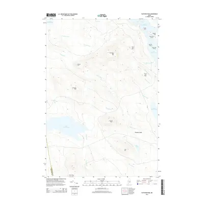 2014 Map of Fletcher Peak, 2014 Print
