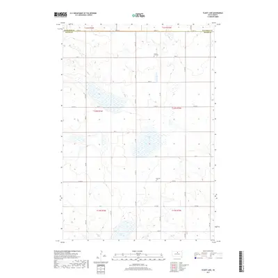2017 Map of Flight Lake, 2017 Print
