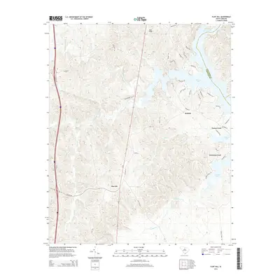 2014 Map of Flint Hill, 2014 Print