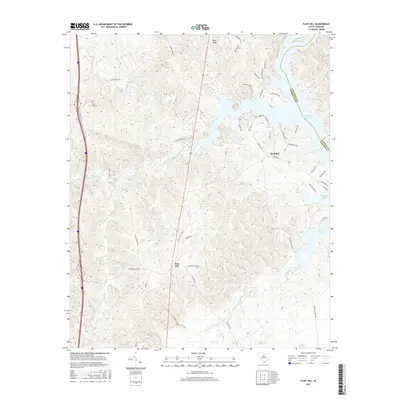 2017 Map of Flint Hill, 2017 Print