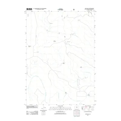 2012 Map of Flint Hill, 2012 Print
