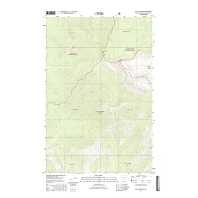 2017 Map of Flint Mountain, 2017 Print