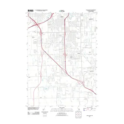 2011 Map of Flint South, 2011 Print