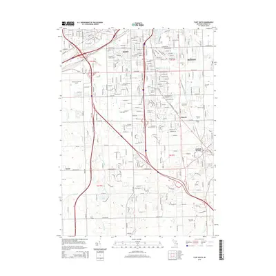 2014 Map of Flint South, 2014 Print