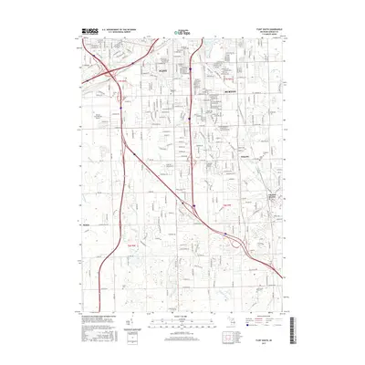 2017 Map of Flint South, 2017 Print