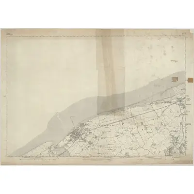 1871 Map of Flintshire I, 1878 Print