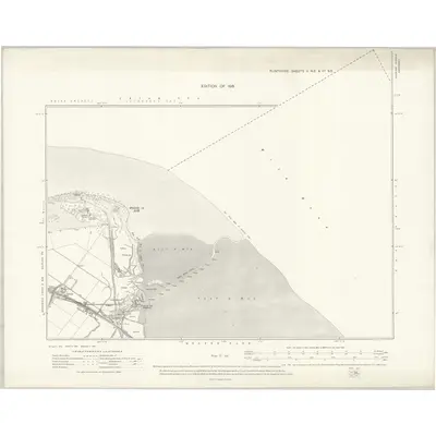 1910 Map of Flintshire II.NE & IIa.SE, 1915 Print