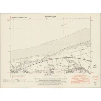 1949 Map of Flintshire II.NW, 1953 Print