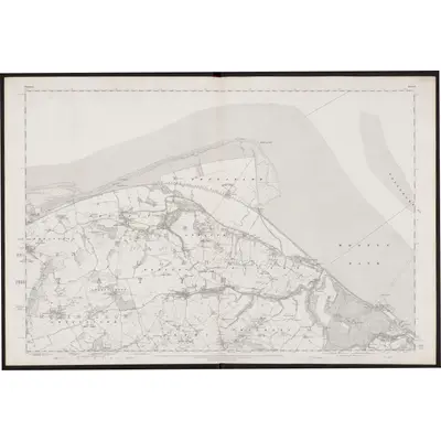 1871 Map of Flintshire II, 1878 Print