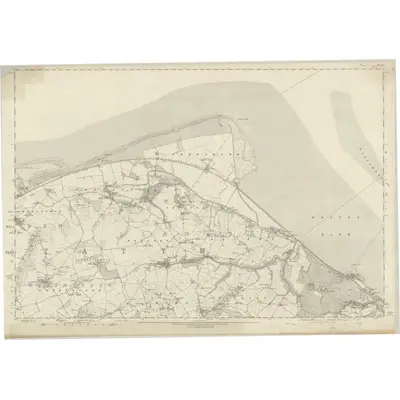 1871 Map of Flintshire II, 1878 Print