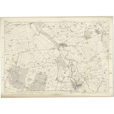 1871 Map of Flintshire IV, 1878 Print