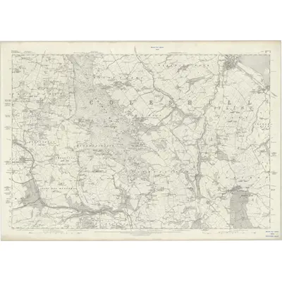 1870 Map of Flintshire IX, 1880 Print