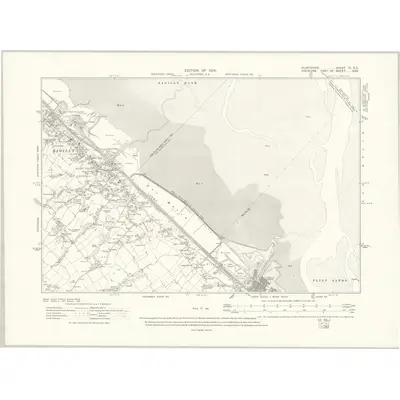 1909 Map of Flintshire VI.SE, 1914 Print