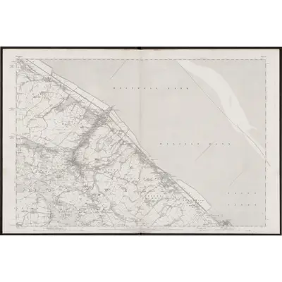 1871 Map of Flintshire VI, 1878 Print