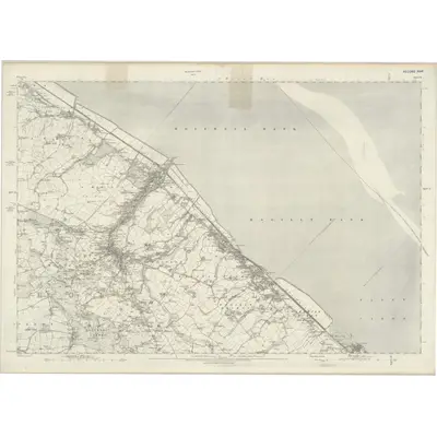 1871 Map of Flintshire VI, 1878 Print