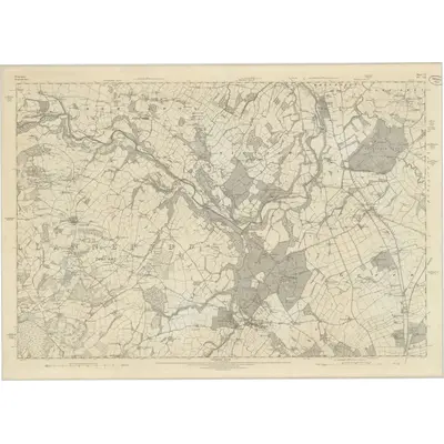 1874 Map of Flintshire VII, 1880 Print