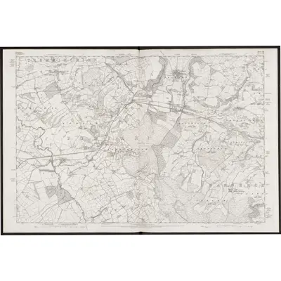 1870 Map of Flintshire VIII, 1880 Print