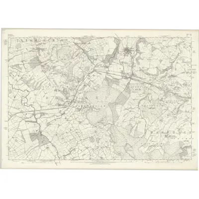 1870 Map of Flintshire VIII, 1880 Print