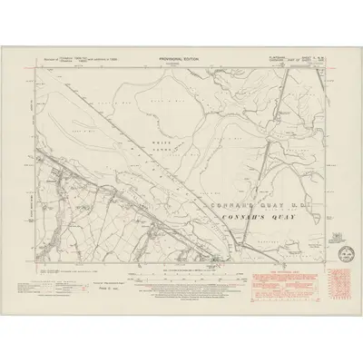 1938 Map of Flintshire X.NW, 1949 Print