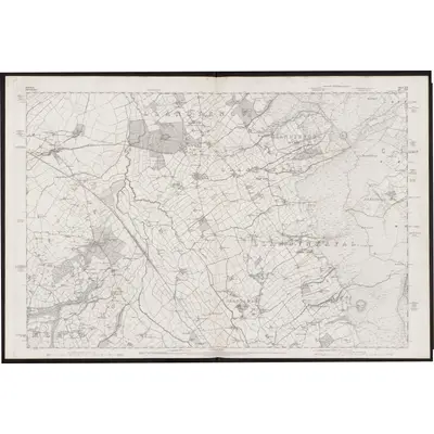 1870 Map of Flintshire XII, 1879 Print