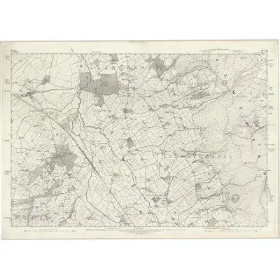 1870 Map of Flintshire XII, 1879 Print