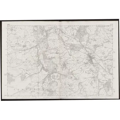 1871 Map of Flintshire XIII, 1878 Print