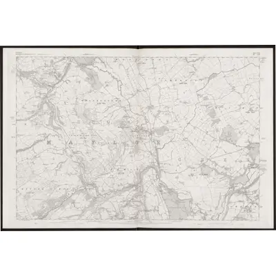 1872 Map of Flintshire XVII, 1879 Print