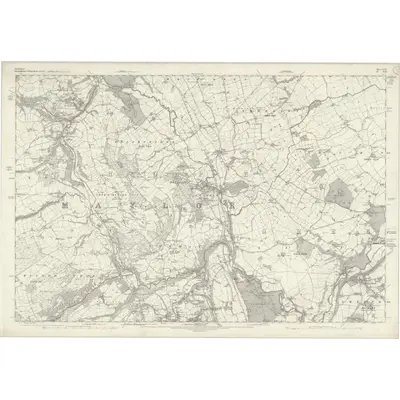1872 Map of Flintshire XVII, 1879 Print