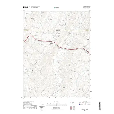 2019 Map of Flintstone, 2019 Print