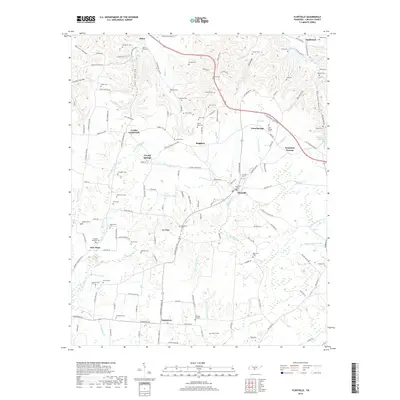 2019 Map of Flintville, 2019 Print
