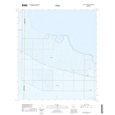2018 Map of Floating Turf Bayou, 2018 Print