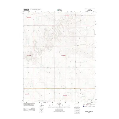 2013 Map of Floating W Ranch, 2013 Print