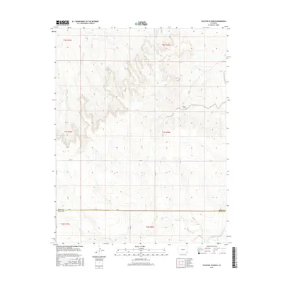2016 Map of Floating W Ranch, 2016 Print