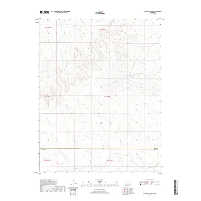 2019 Map of Floating W Ranch, 2019 Print