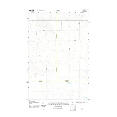 2013 Map of Flom NE, 2013 Print