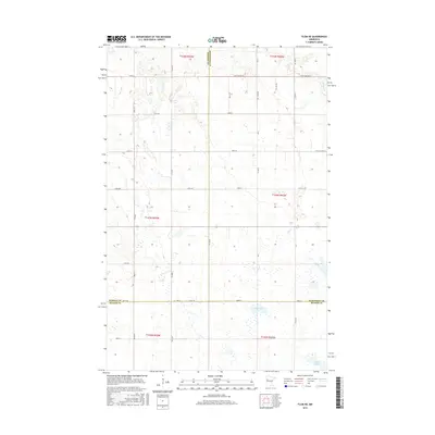 2016 Map of Flom NE, 2016 Print