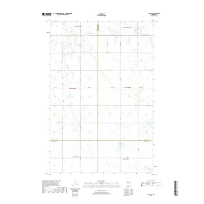2019 Map of Flom NE, 2019 Print