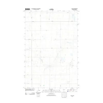 2013 Map of Flom SE, 2013 Print