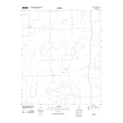 2010 Map of Flomot, 2010 Print