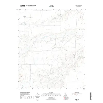 2019 Map of Flomot, 2019 Print