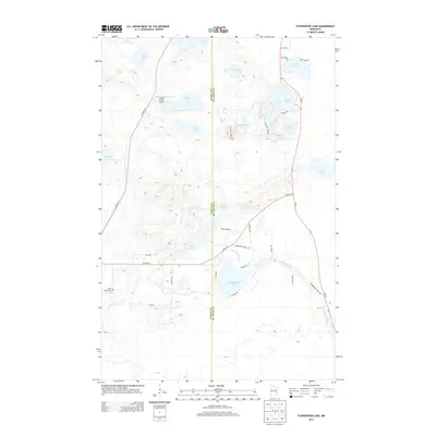 2013 Map of Floodwood Lake, 2013 Print
