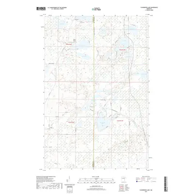 2019 Map of Floodwood Lake, 2019 Print