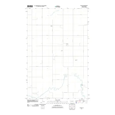 2011 Map of Flora, 2011 Print