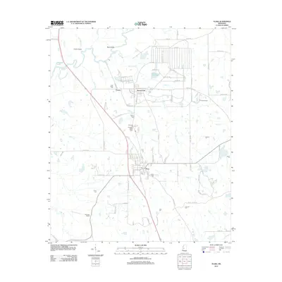 2012 Map of Flora, 2012 Print