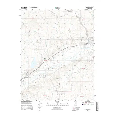 2017 Map of Flora Vista, 2017 Print