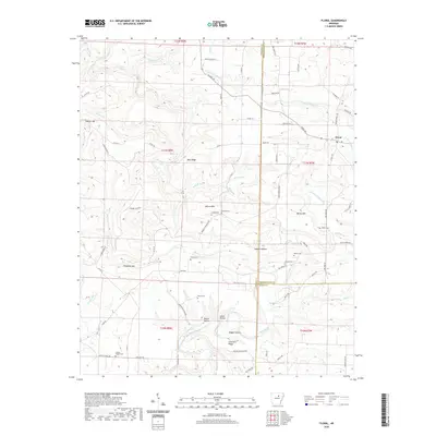 2020 Map of Floral, 2020 Print
