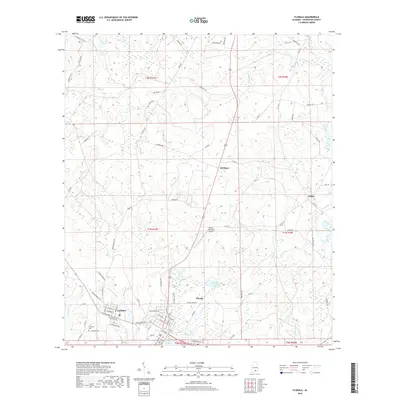 2018 Map of Florala, 2018 Print
