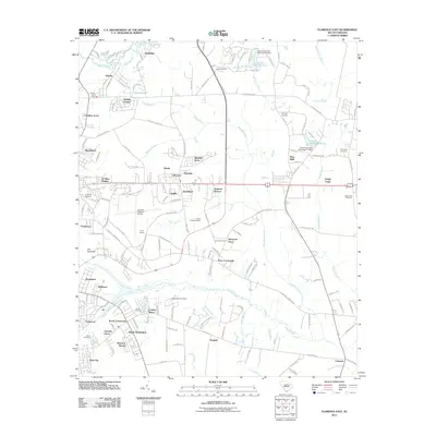 2011 Map of Florence East, 2011 Print