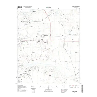 2014 Map of Florence East, 2014 Print